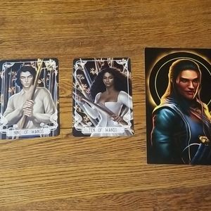 Fairyloot tarot cards serpent and Dove